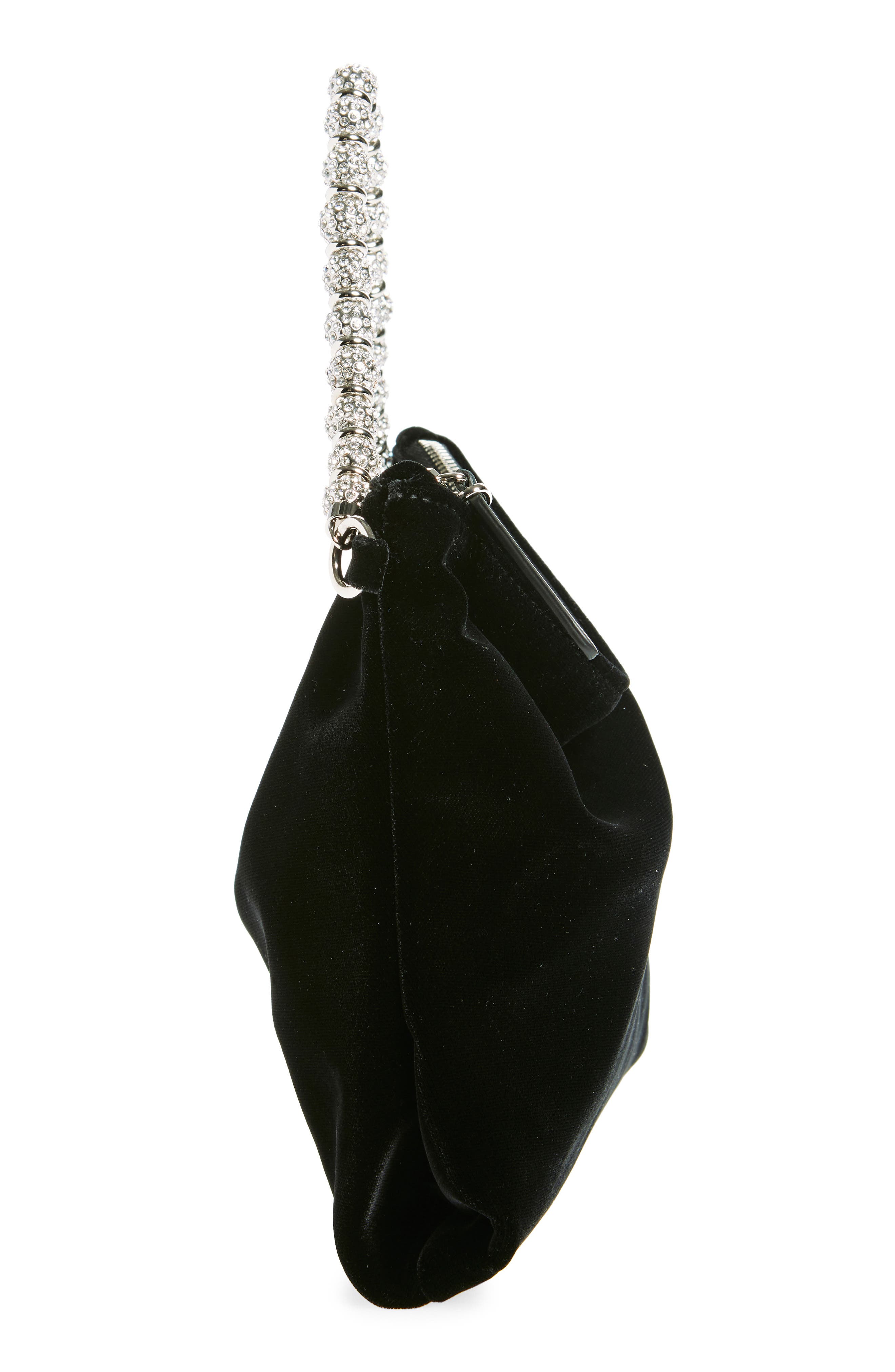 Jimmy Choo Callie Velvet Handbag, Alternate, color, 
