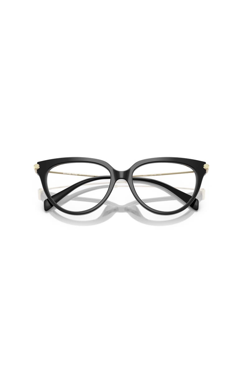 Michael Kors 51mm Cat Eye optical glasses, Alternate, color, Black
