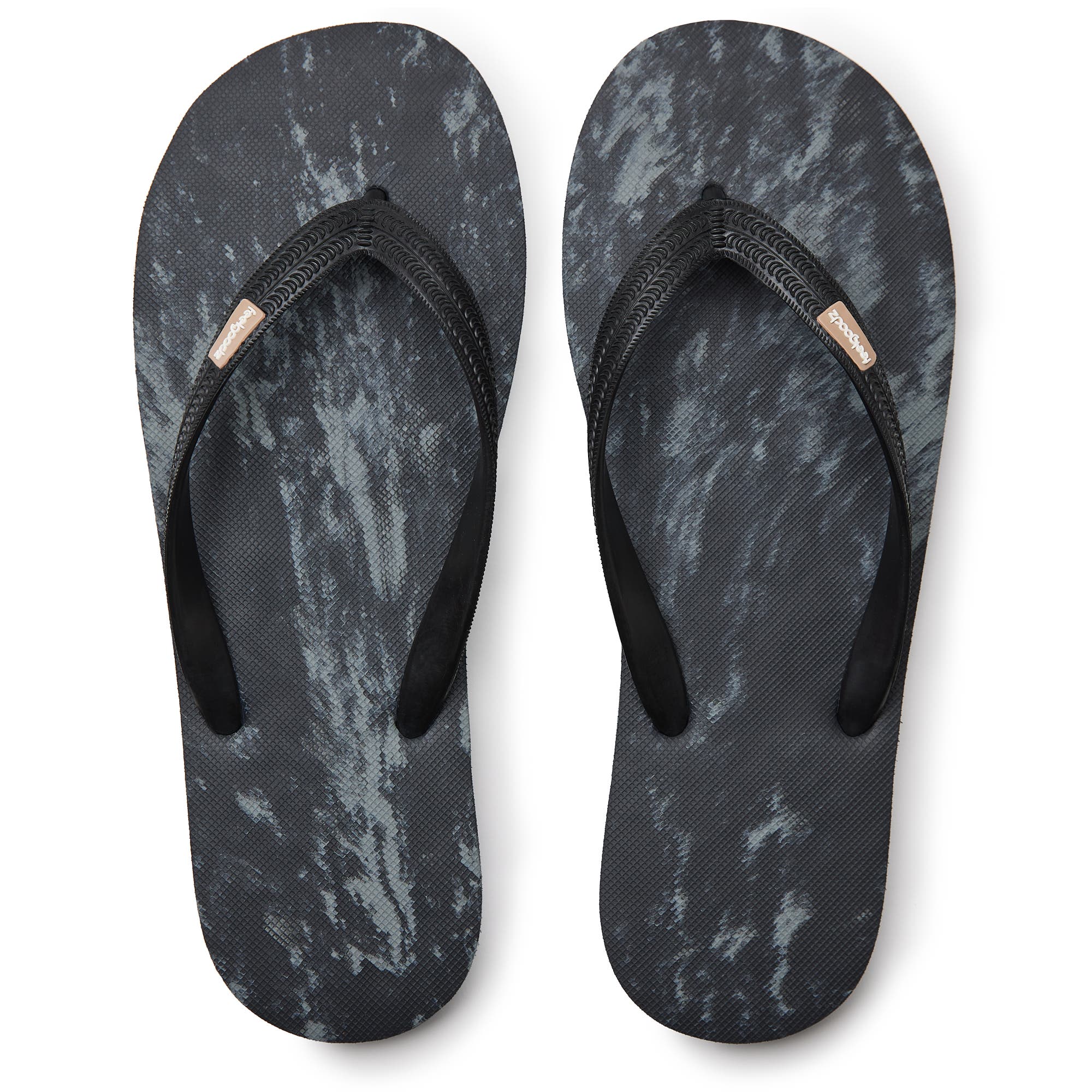 Feelgoodz Men’s Classicz Remix Natural Rubber Flip-Flop Thong Sandals, Alternate, color, Kraken