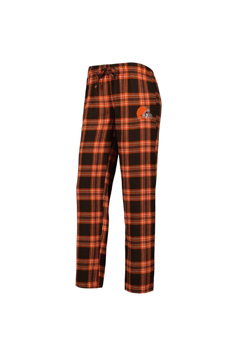 Women's Concepts Sport Brown/Orange Cleveland Browns Badge T-Shirt & Pants Sleep Set, Alternate, color, Brown