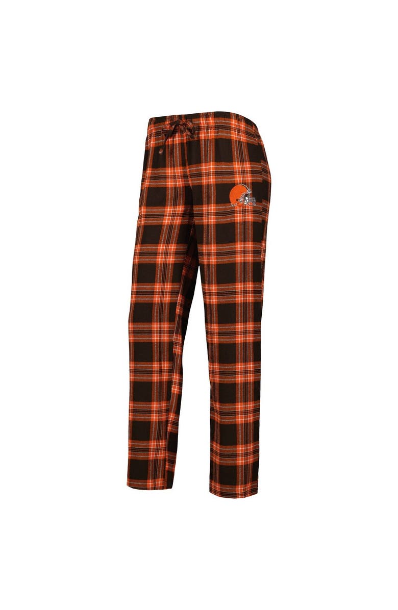 CONCEPTS SPORT Women's Concepts Sport Brown/Orange Cleveland Browns Badge T-Shirt & Pants Sleep Set, Alternate, color, Brown