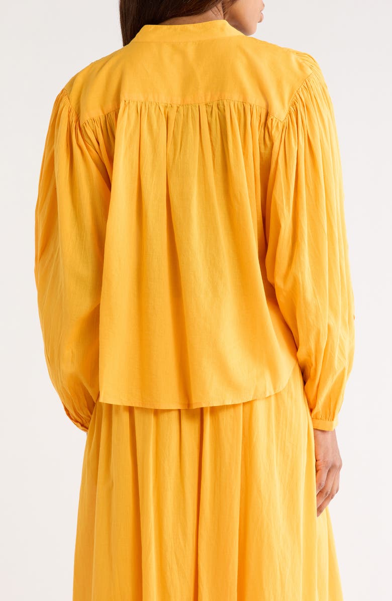 FRNCH Effie Woven Top, Alternate, color, Mangue