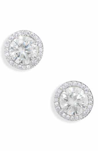 Nadri Halo Stud Earrings