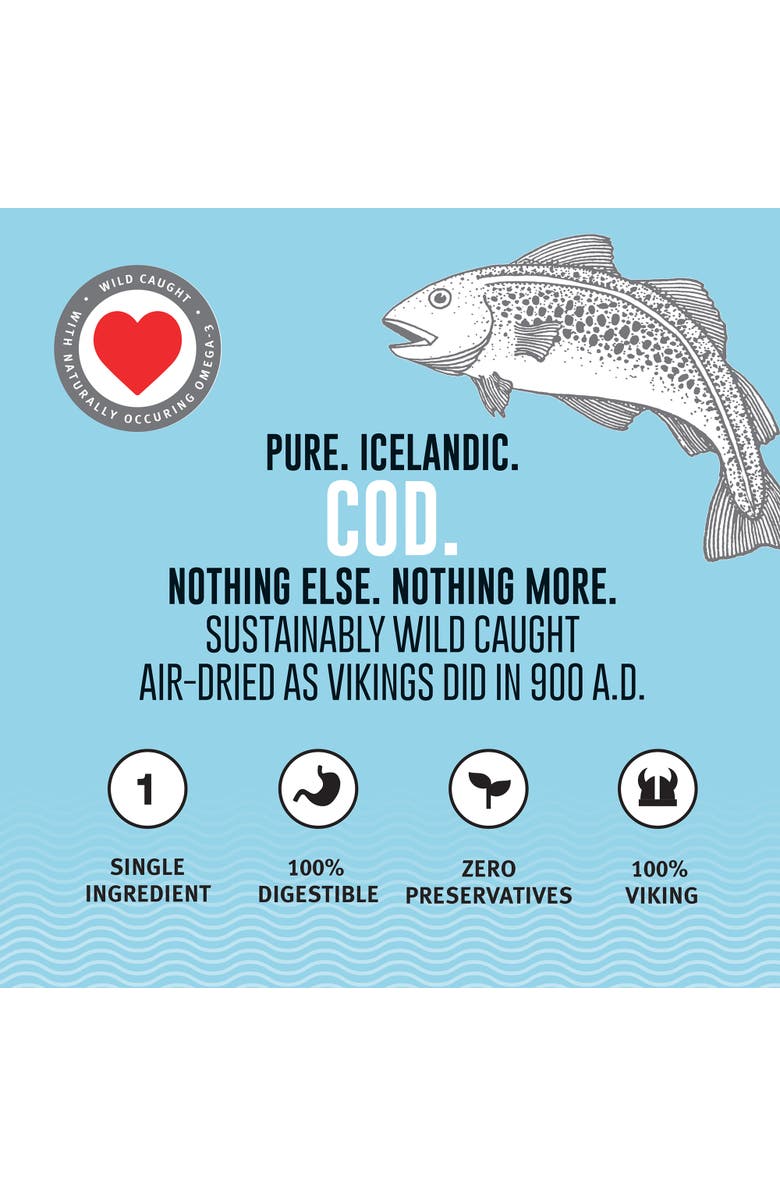 ICELANDIC+ Mini Cod Fish Chips Training Dog Treat 2.5Oz Bag, Alternate, color,