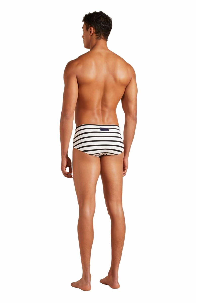 Vilebrequin Men's Rayures Jersey Swim Brief, Alternate, color, 