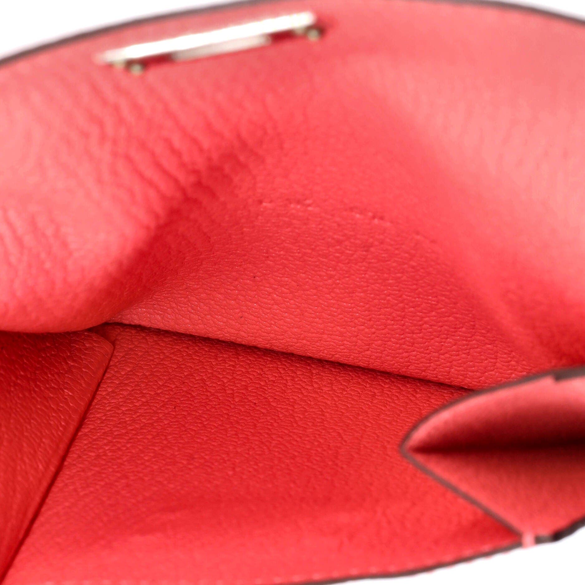 Kelly Pocket Compact Wallet Chevre Mysore, Alternate, color, Rose Azalee