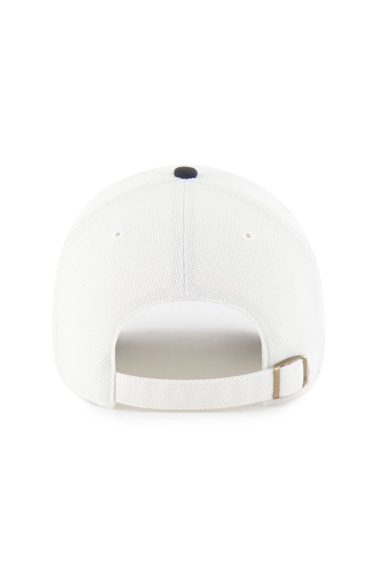 Men's '47 Cream/Navy Chicago Bears Pique Patch Clean Up Adjustable Hat, Alternate, color, Cream