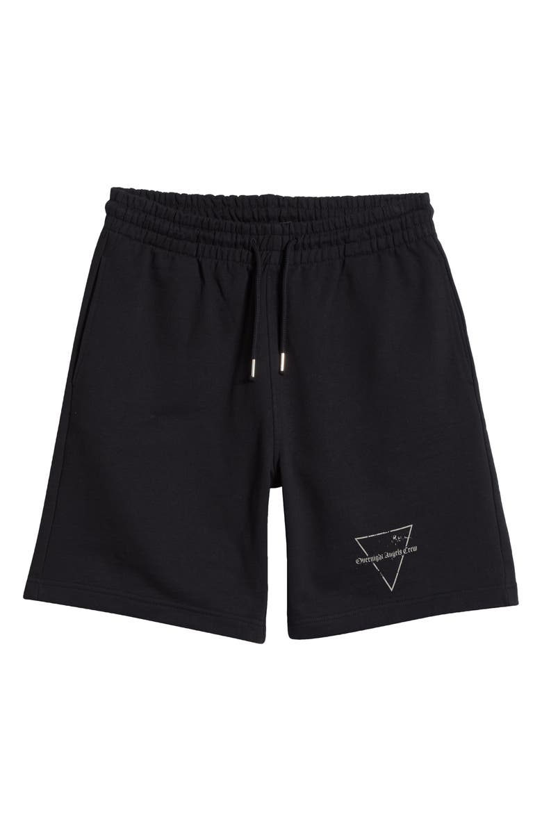 OVERNIGHT ANGELS CREW Hysteria Knit Cotton Drawstring Shorts, Alternate, color, 