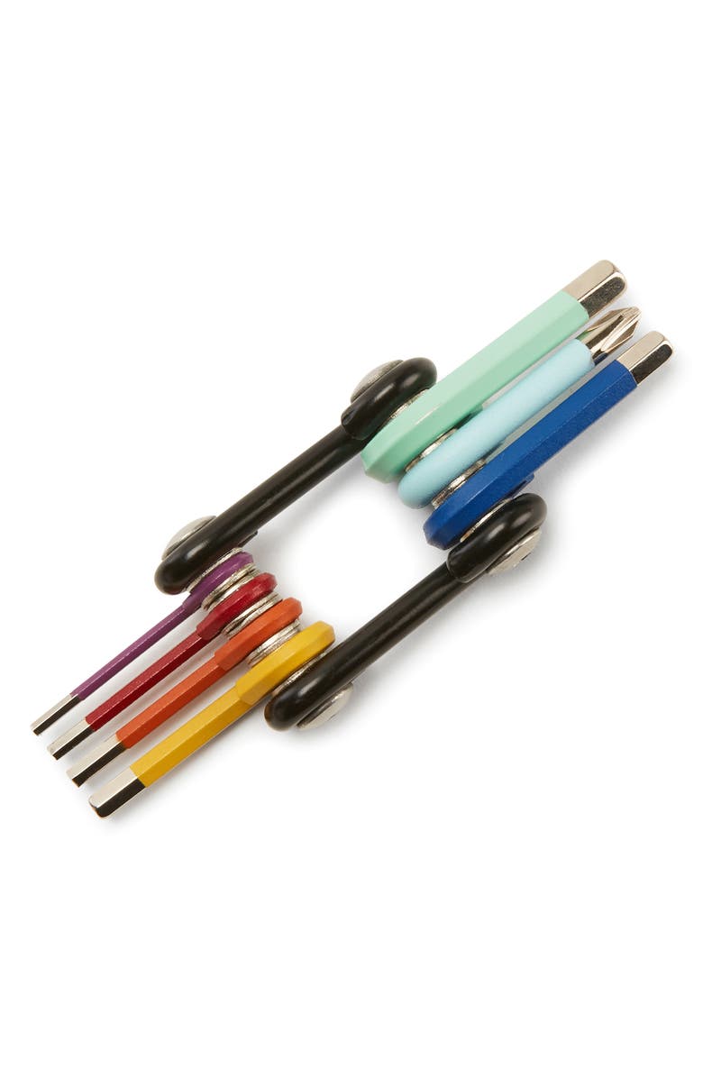 Kikkerland Design Rainbow 7-in-1 Multitool, Alternate, color, Multi