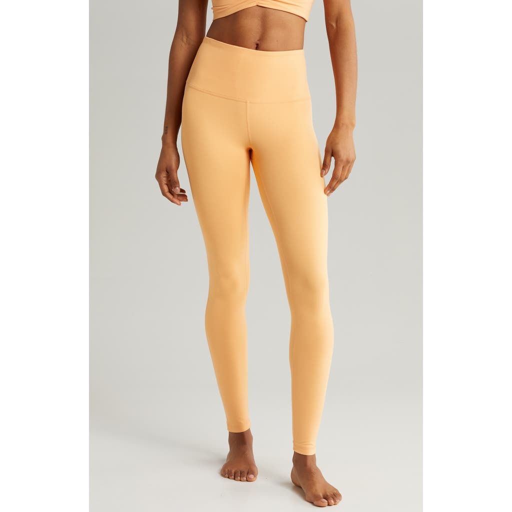Zella Live In High Waist Leggings In Coral Beads