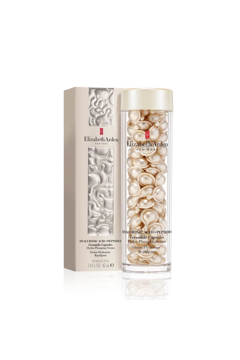 Hyaluronic Acid + Peptides Ceramide Capsules Hydra-Plumping Serum, Main, color, 90ct