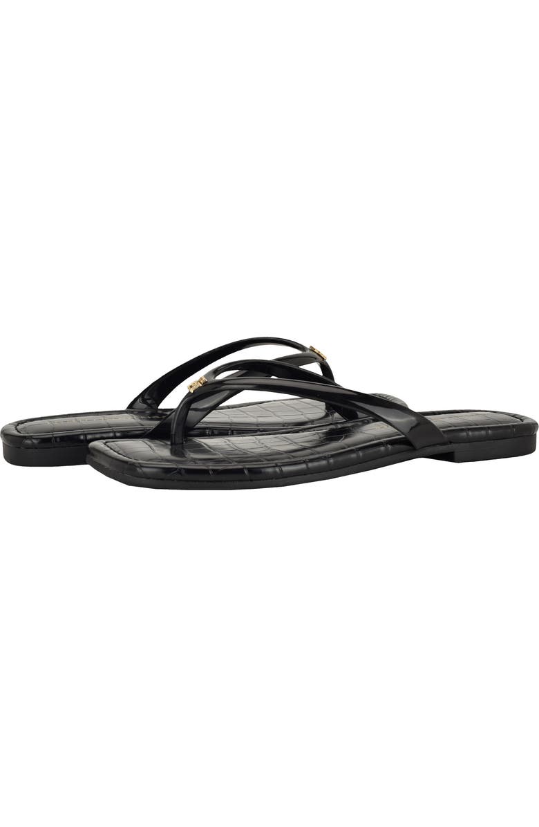 Tommy Hilfiger Vela Flip Flop, Alternate, color, Black