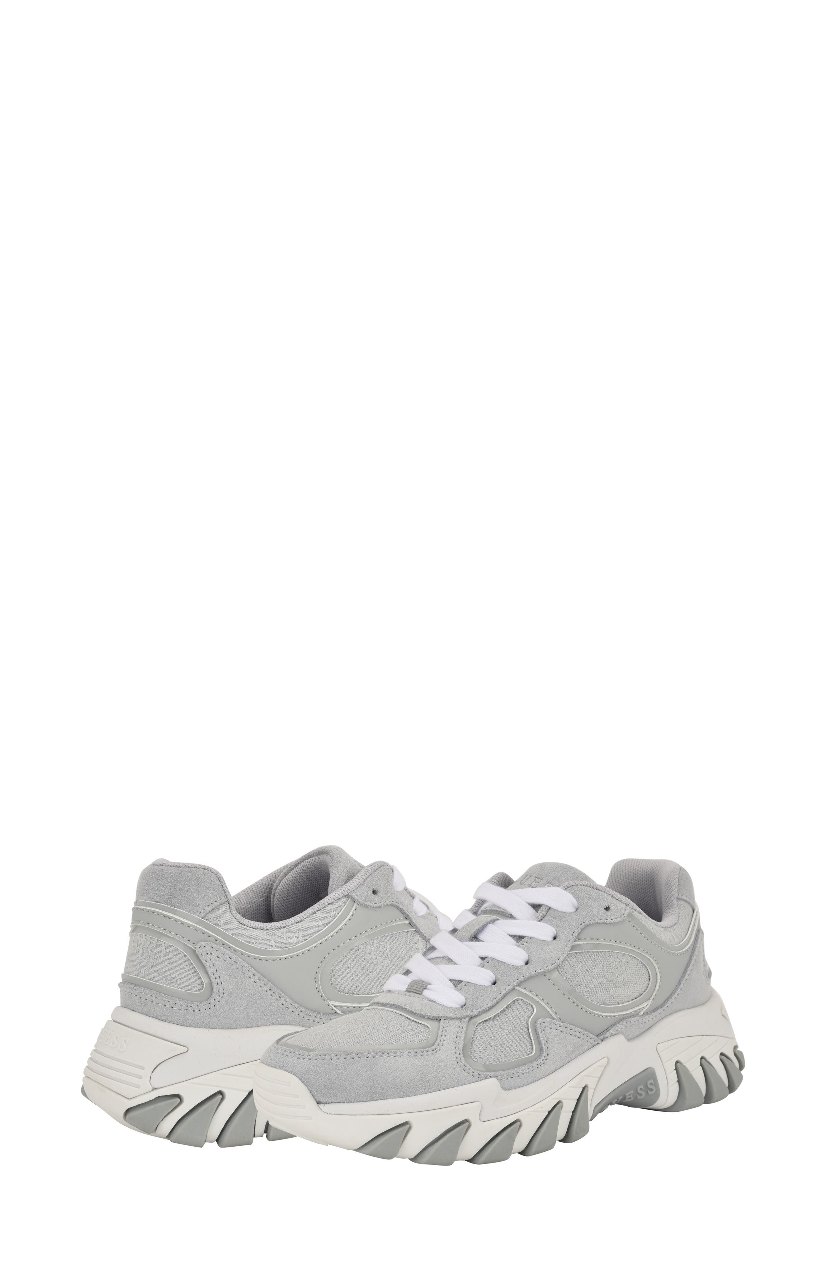 GUESS Norina 4 Chunky Sneakers, Alternate, color, Grey