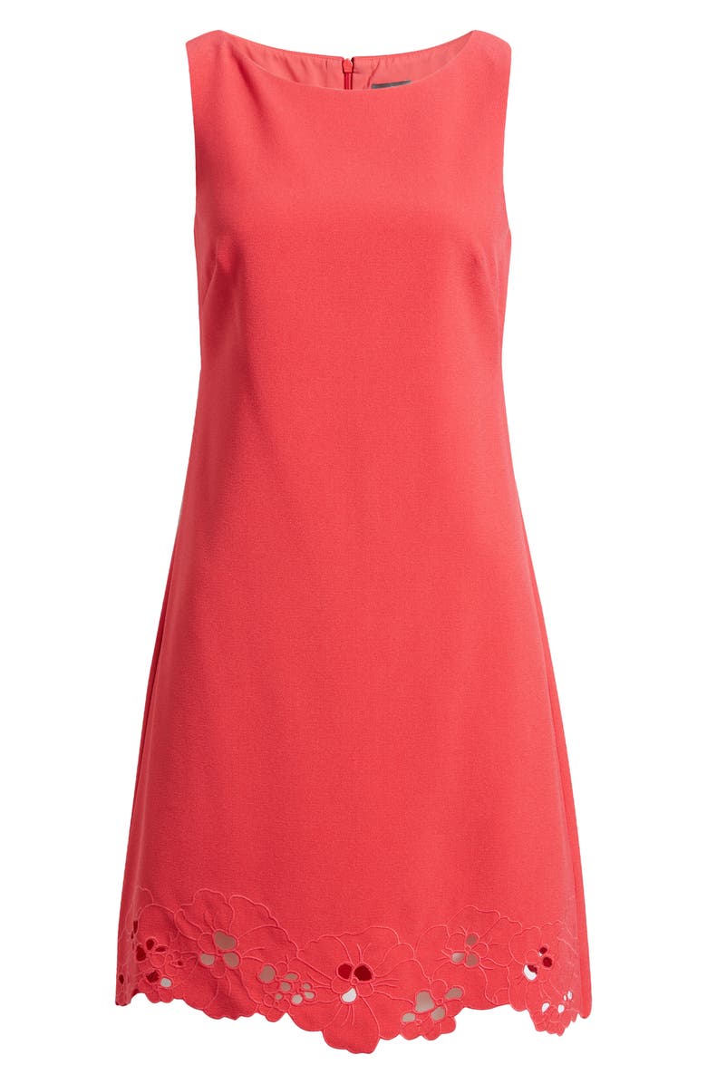 Vince Camuto Signature Sleeveless Stretch Crepe A-Line Dress, Alternate, color, 