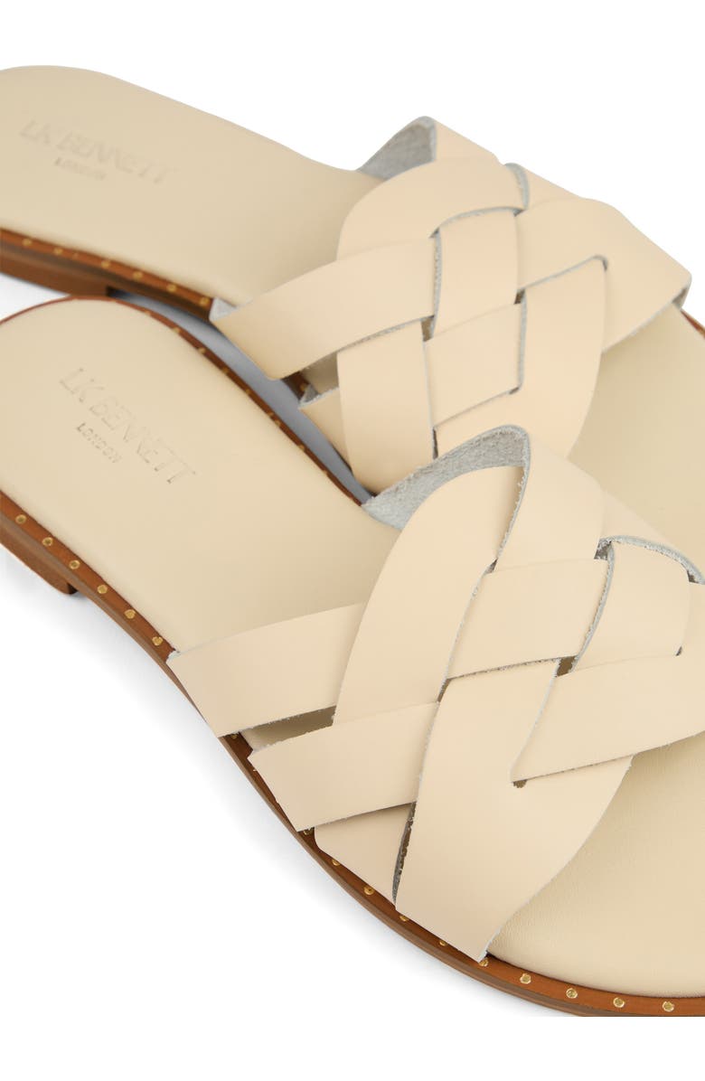 LK Bennett Amara Slide Sandal, Alternate, color, Cream