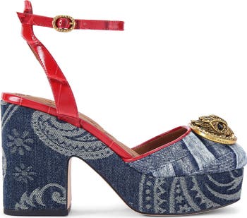 Chelsea Ankle Strap Platform Pump