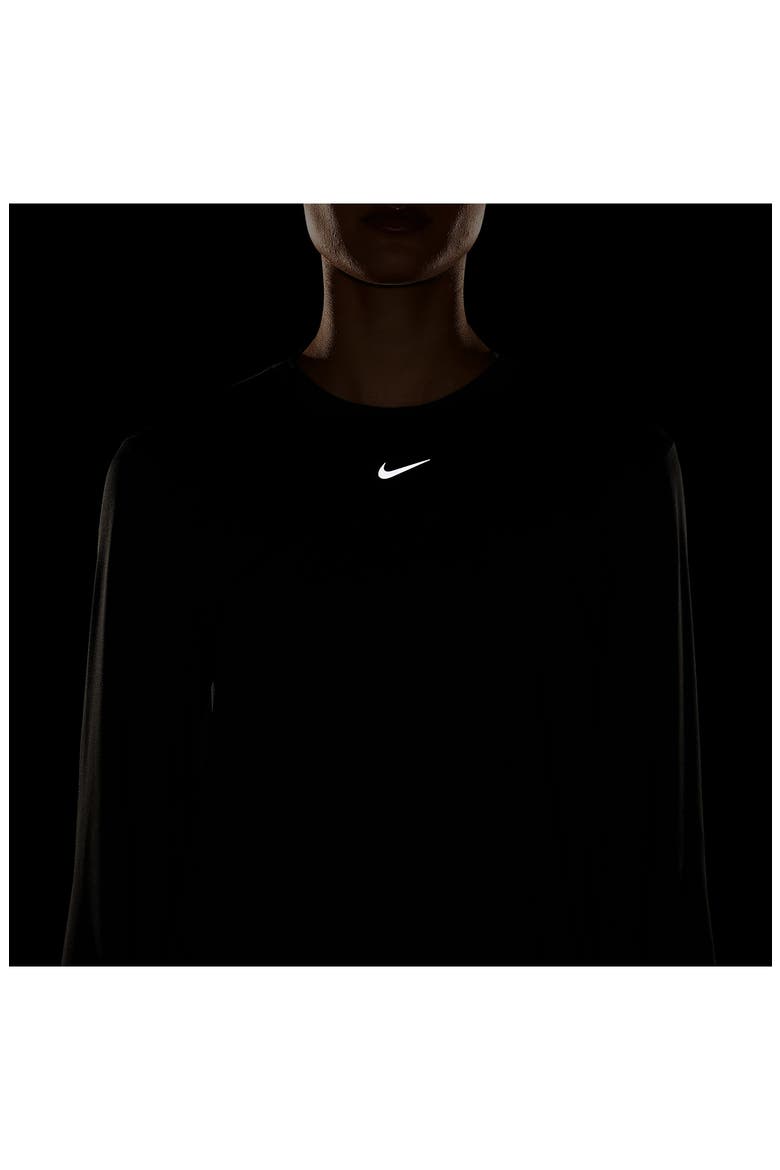 Dri-FIT Swift Element UV Running Top, Alternate, color, BLACK/ REFLECTIVE SILV
