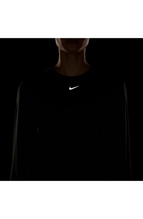 Nike Dri-fit Swift Element Uv Running Top In Black