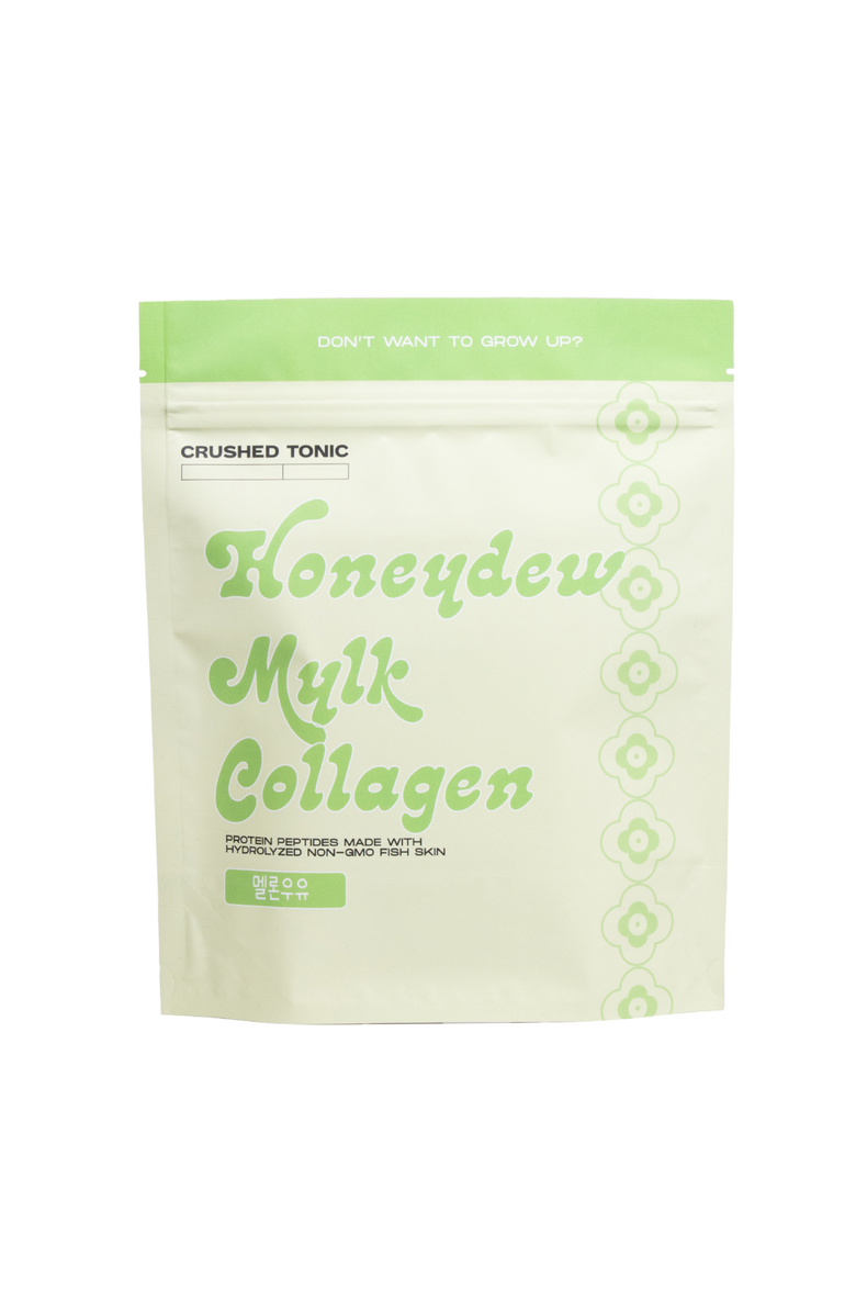 CRUSHED TONIC Honeydew Mylk Marine Collagen Supplement, Main, color, Off-White / Pale Yellow