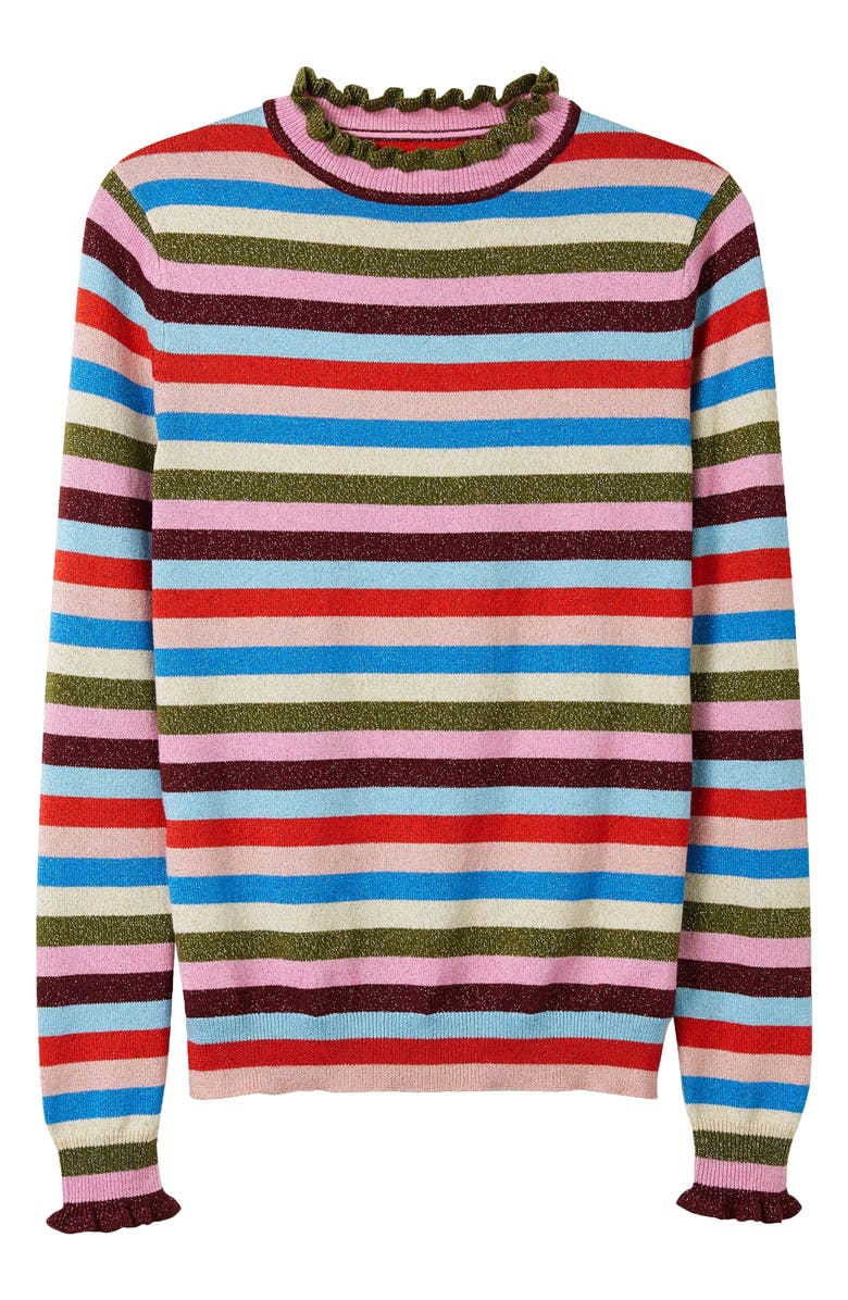 Boden Lara Sparkle Stripe Sweater, Alternate, color, 