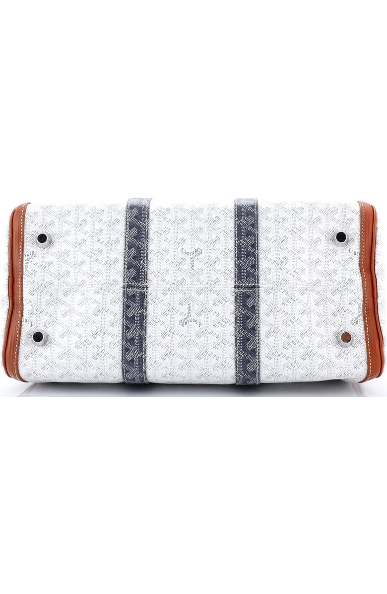 Pre-Owned Goyard Croisiere Bag Coated Canvas 35, Alternate, color, White