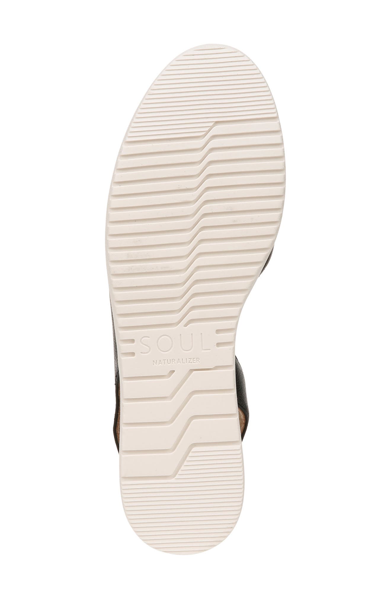 SOUL NATURALIZER Idea Slingback Flat - Wide Width Available, Alternate, color, Black Faux Leather