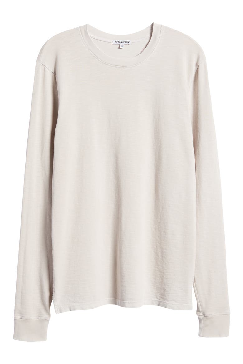Presley Long Sleeve T-Shirt, Alternate, color, VINTAGE WHITE STONE