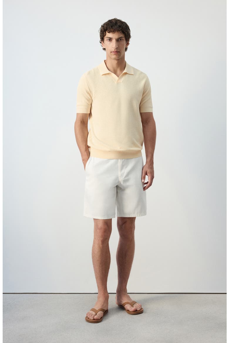 Slim Fit Cotton Polo, Alternate, color, PASTEL YELLOW