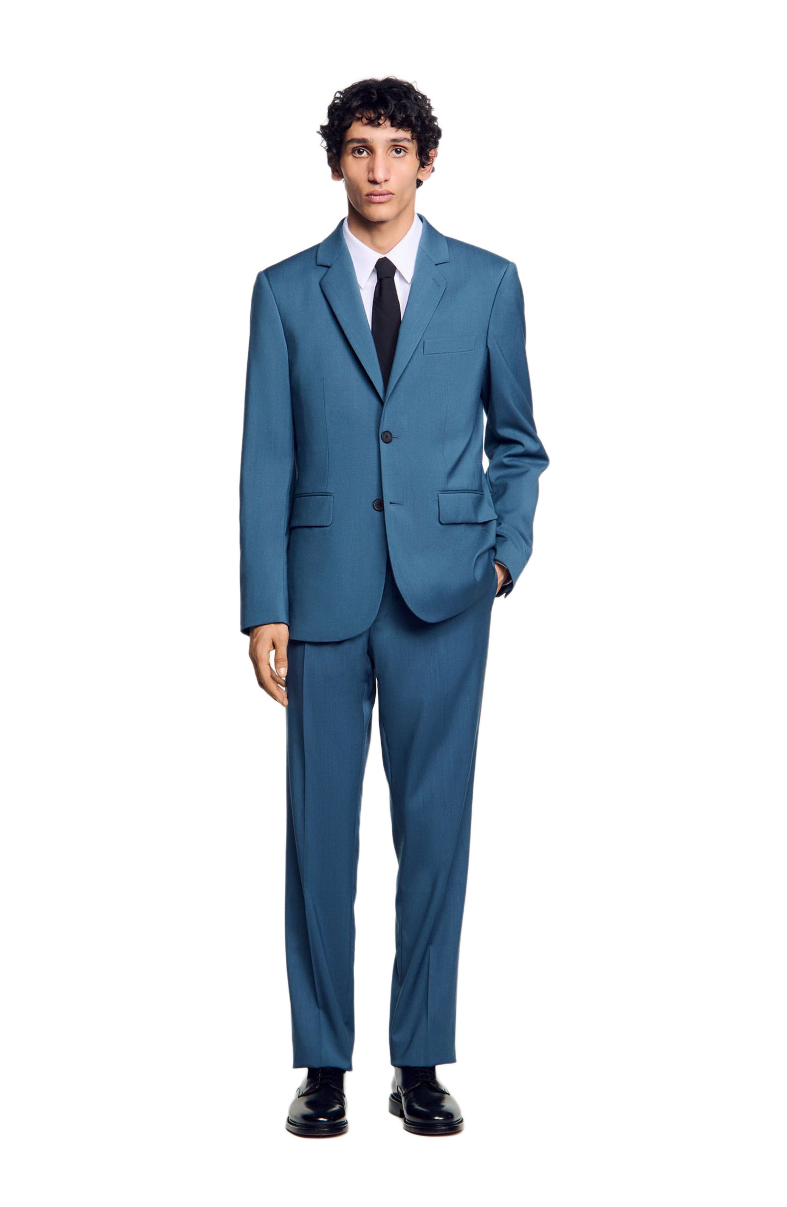 Wool suit jacket