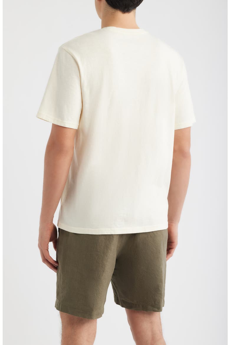 Slub Cotton Crewneck T-Shirt, Alternate, color, YELLOW PALE