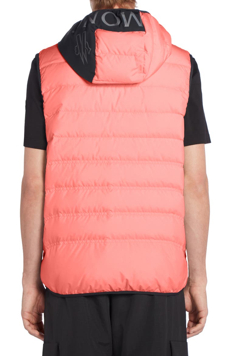 Nubiera Hooded Down Vest, Alternate, color, DESERT ROSE