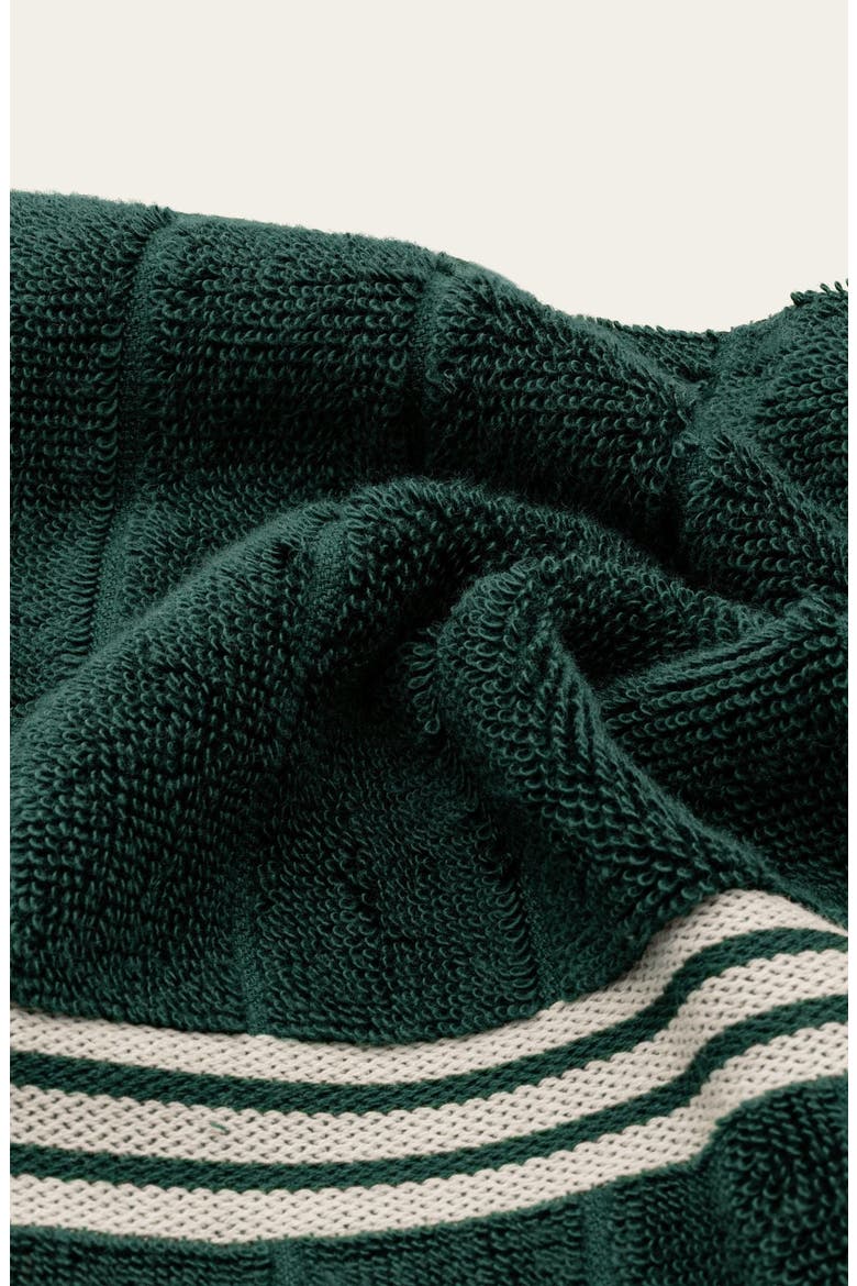 Nautilus 2-Piece Hand Towel Set, Alternate, color, Verdant / Ecru
