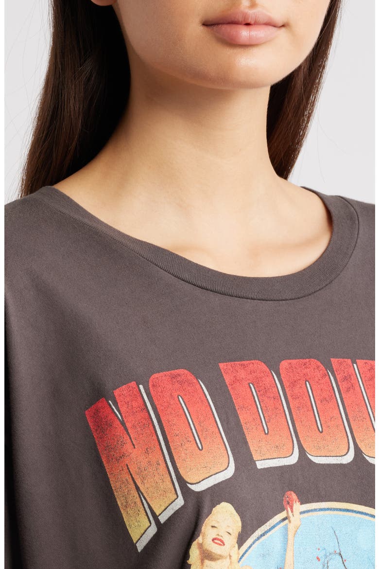 No Doubt Tragic Kingdom Graphic Tour T-Shirt, Alternate, color, WASHED BLACK