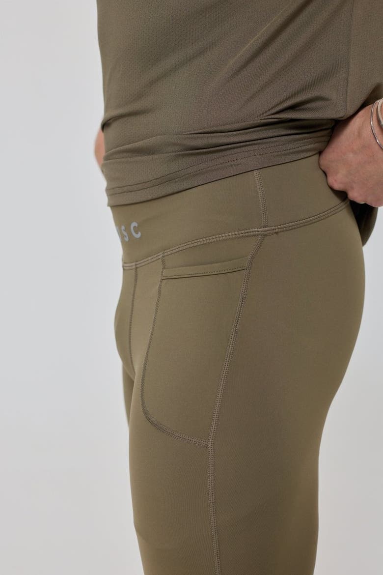 Elite Activewear Leggings - Khaki, Alternate, color, Khaki