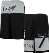 Outerstuff Youth Tim Anderson Black Chicago White Sox Pandemonium Name & Number Shorts