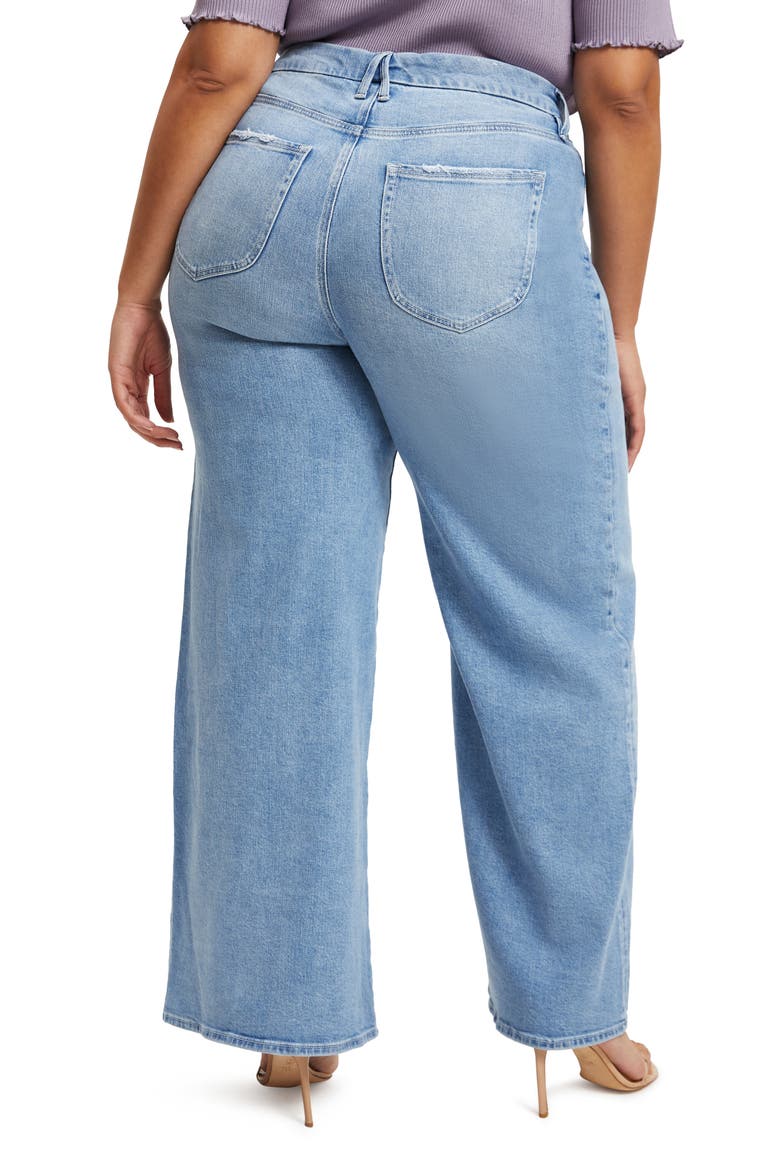 Good Skate High Waist Wide Leg Jeans, Alternate, color, INDIGO135