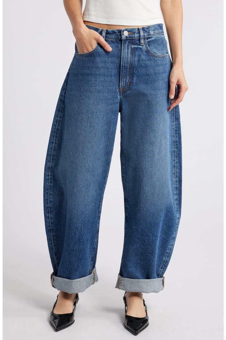 Bubble Nonstretch Baggy Jeans, Main, color, WESTBURY