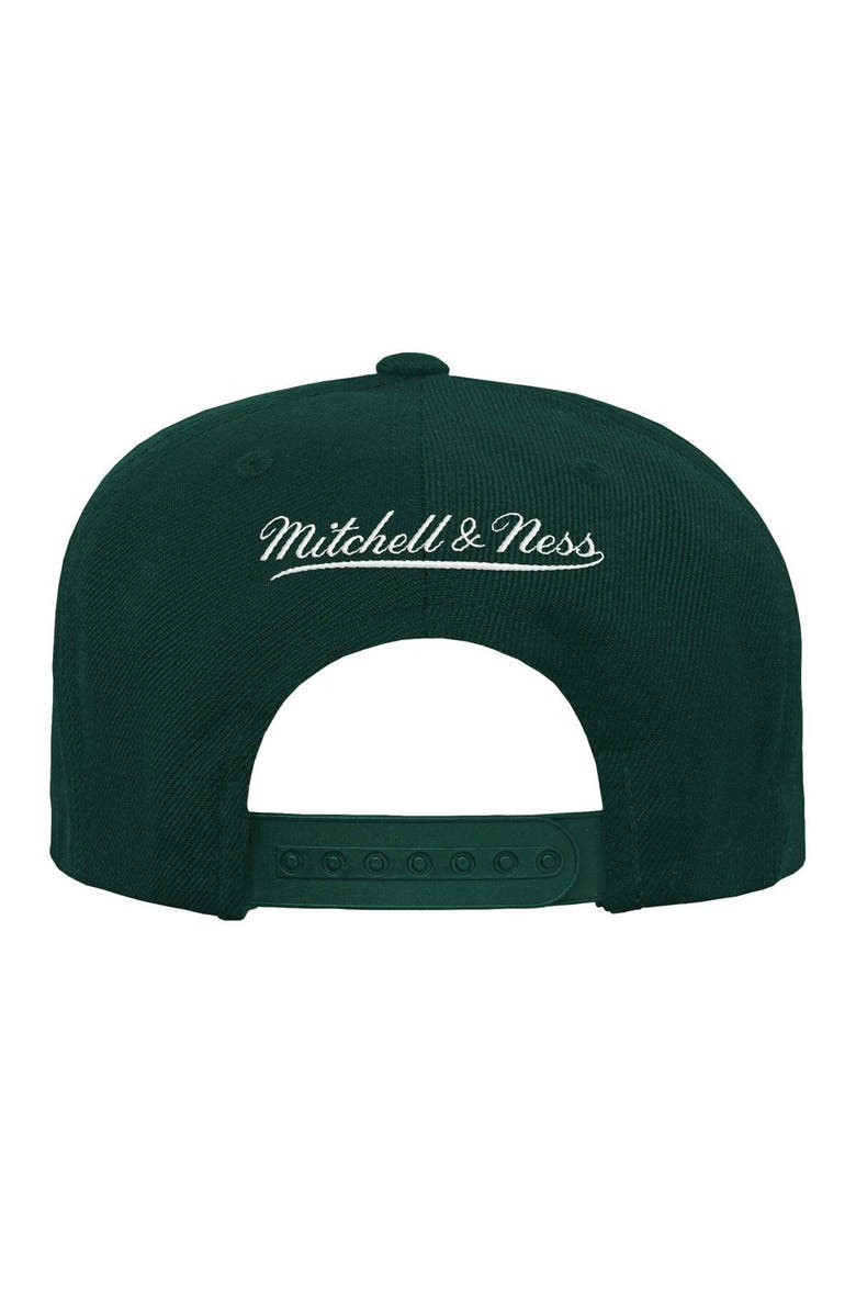 Mitchell & Ness Youth Mitchell & Ness Green Green Bay Packers Gridiron Classics Ground Snapback Hat, Alternate, color, Green