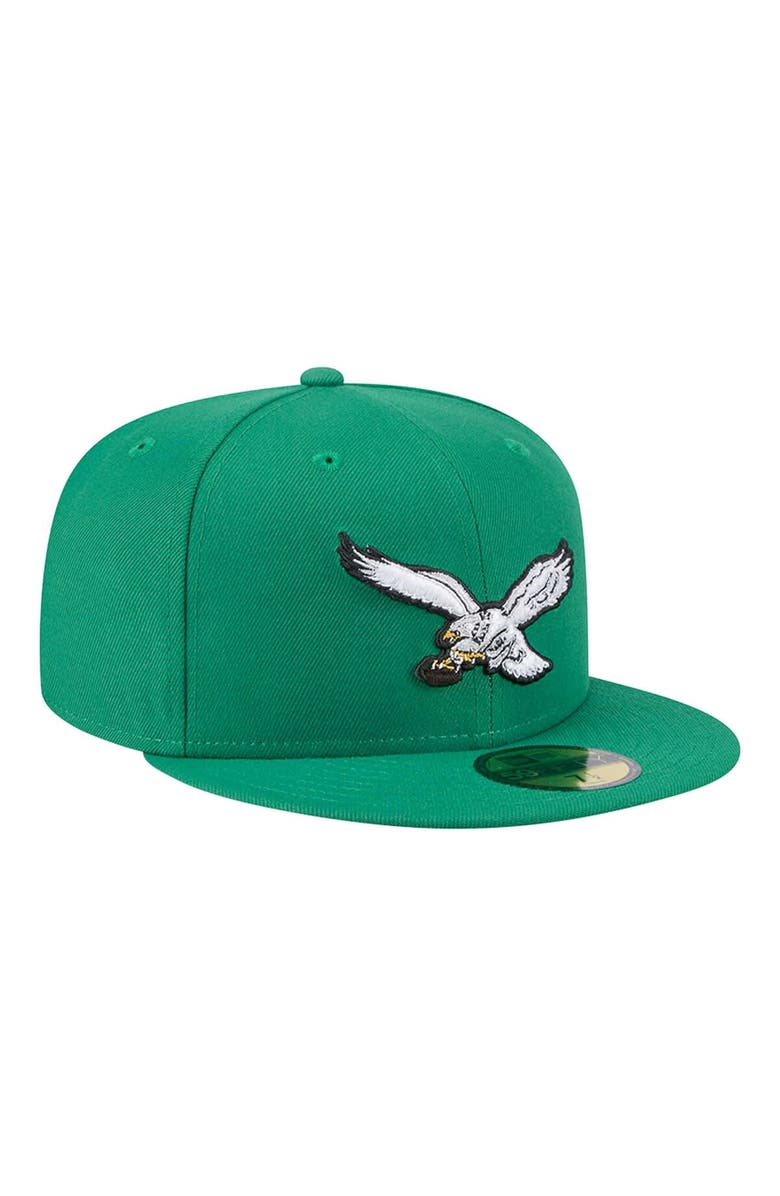 New Era Men's New Era Kelly Green Philadelphia Eagles  Main 59FIFTY Fitted Hat, Alternate, color, Kelly Green