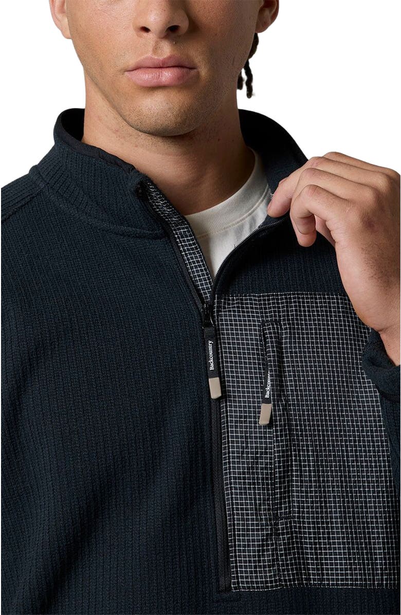 Backcountry Wander Sweater Fleece 1/2-Zip - Men's, Alternate, color, Black