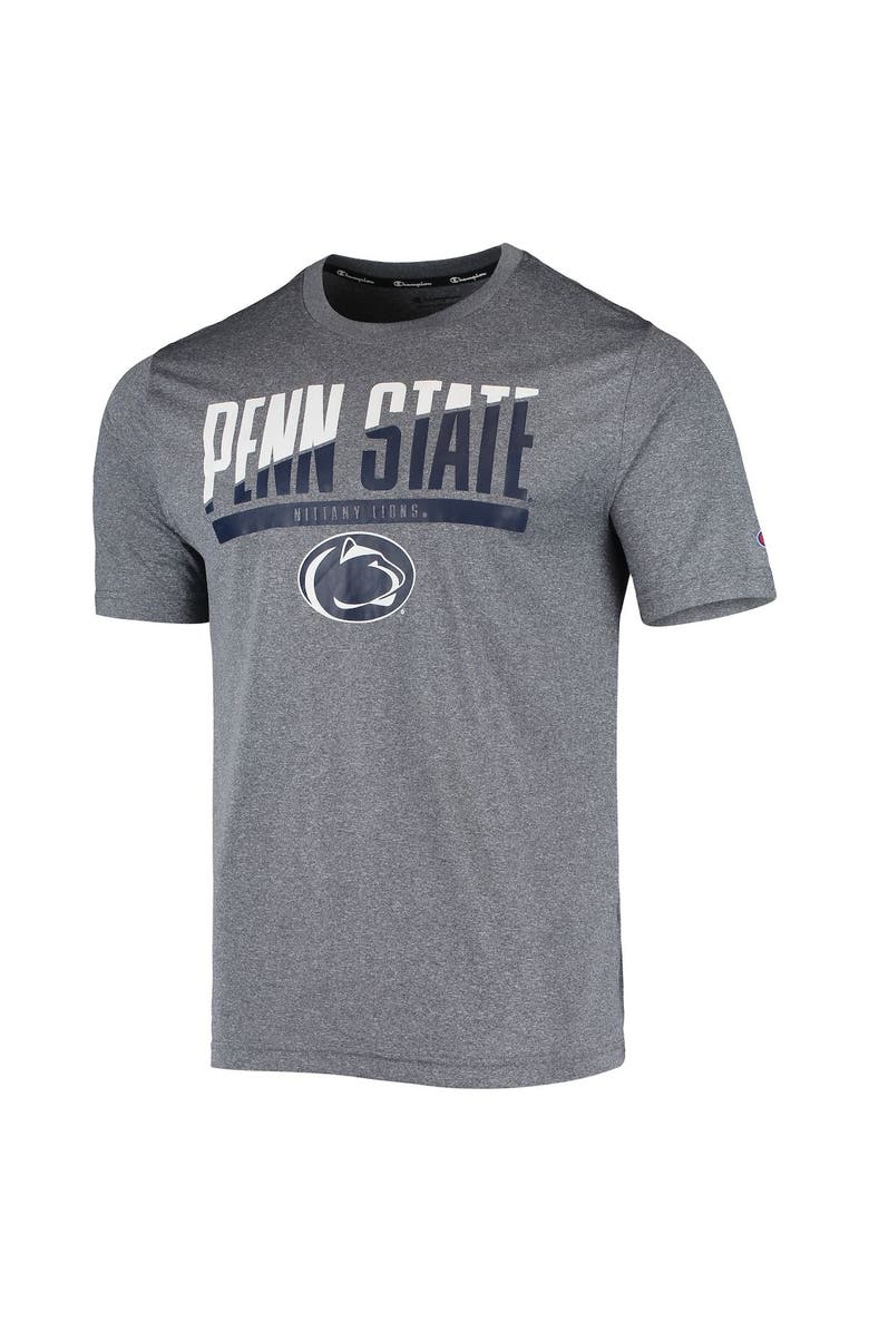 Champion Men's Champion Gray Penn State Nittany Lions Wordmark Slash T-Shirt, Alternate, color, 
