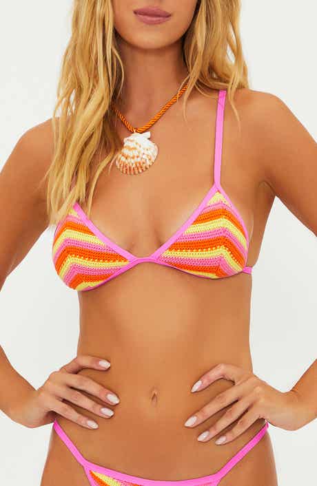 Beach Riot Kim Cotton Blend Bikini Top