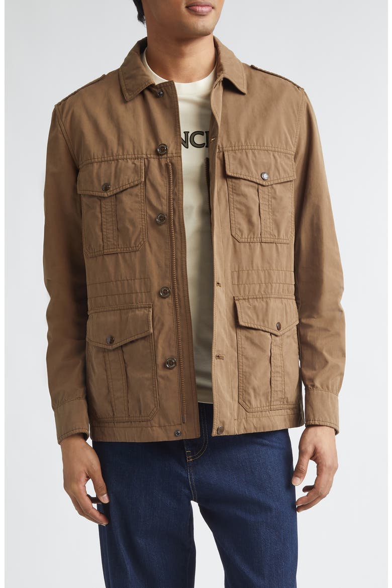 Amnicon Canvas Field Jacket, Main, color, CORIANDER