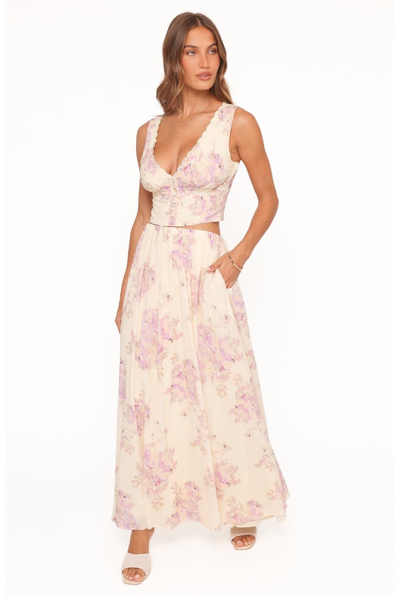 Tinsley Maxi Skirt, Alternate, color, LAVENDER FLORAL