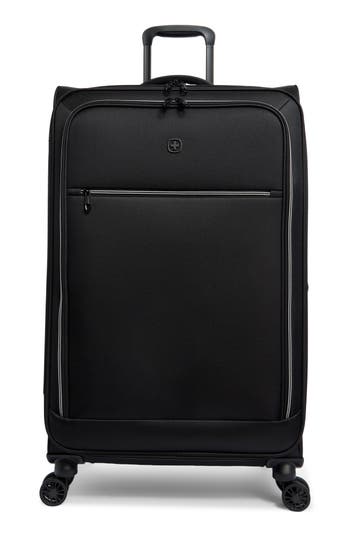 Swissgear 28-inch Softside Spinner Luggage In Black