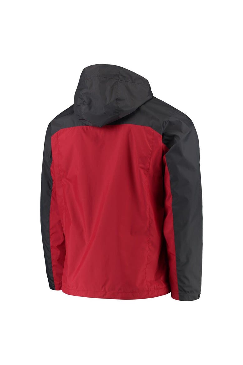 Men's Columbia Gray/Crimson Washington State Cougars Glennaker Storm Full-Zip Jacket, Alternate, color, Gray