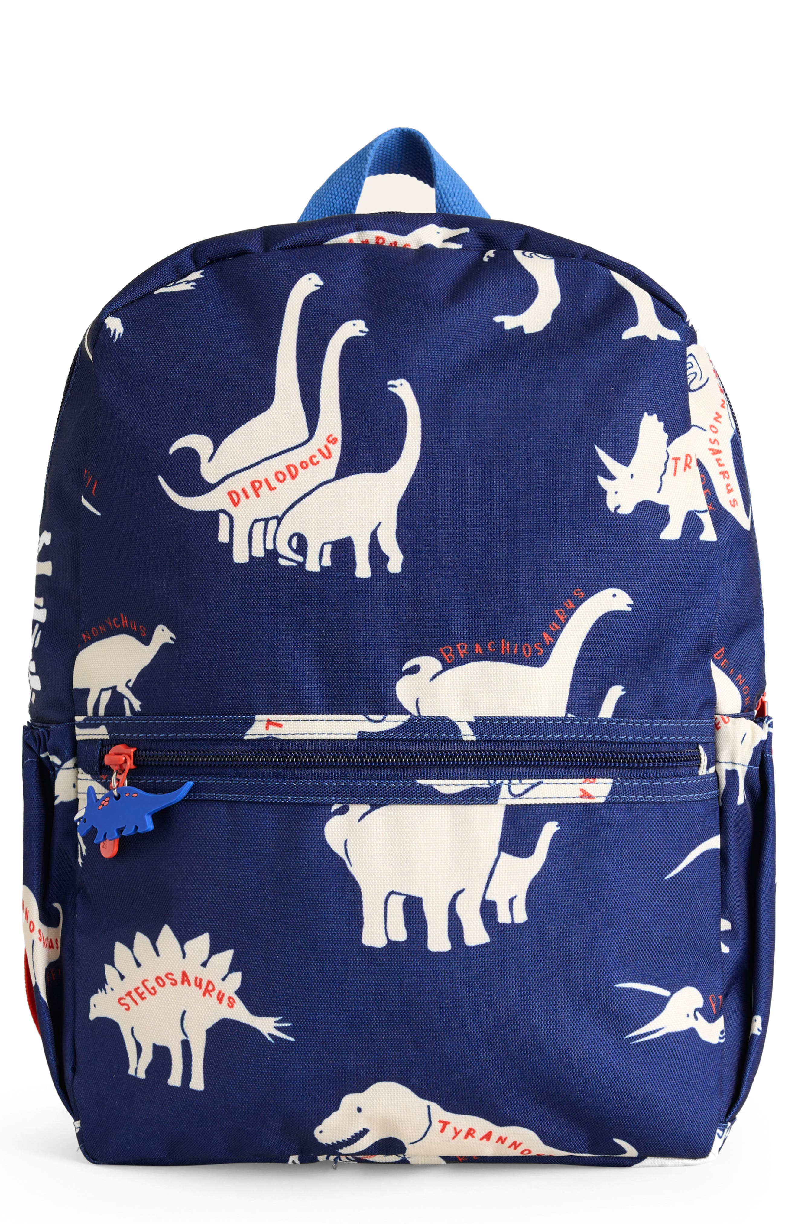Mini Boden Kids' Dinosaur Backpack, Main, color, 