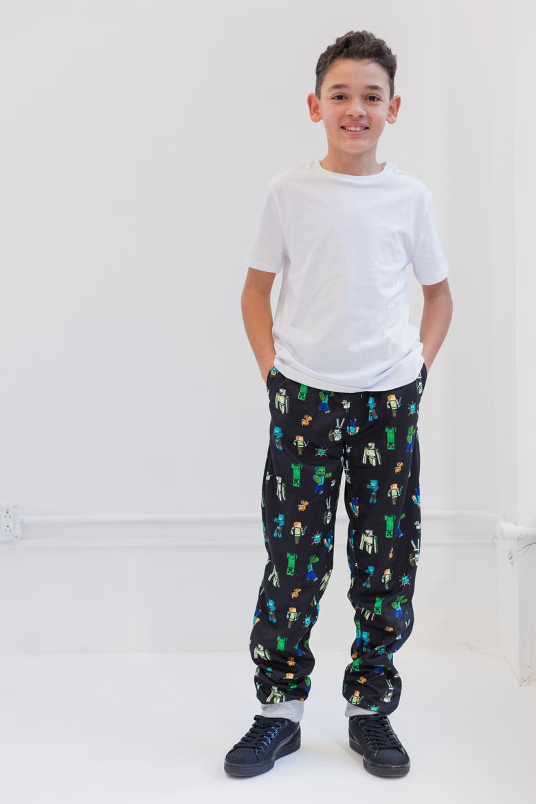 2-pack Fleece Jogger Pants (little Kid & Big Kid), Alternate, color, Heather Grey Black