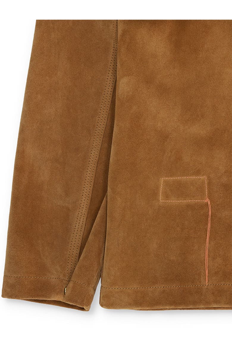 Fortela Montana Suede Leather Jacket, Alternate, color, Camel