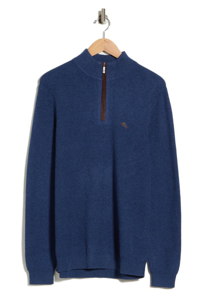 Marlin Luxe Half Zip Pullover, Alternate, color, DOCKSIDE